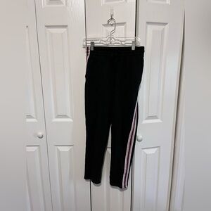 Aritzia TNA Ribbon Striped Sweatpants Black Small